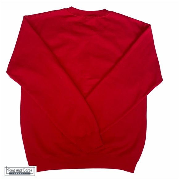 Nova Scotia Unisex Crew Neck Sweater Red - Picture 4 of 10
